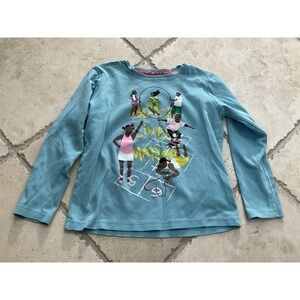 Piccolina Blue Black Lives Matter T Shirt;‎ Girls Size 8